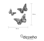 SET MARIPOSAS 3 PZAS